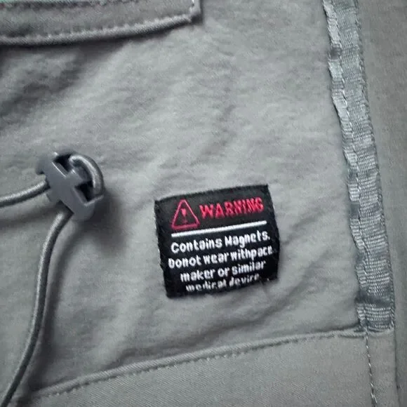 Scottevest SeV Kelly Jacket Womens L Gray Green Golf Magnetic Embroidered Logo - Picture 12 of 16